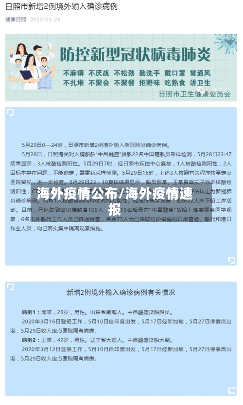 海外疫情公布/海外疫情速报-第1张图片