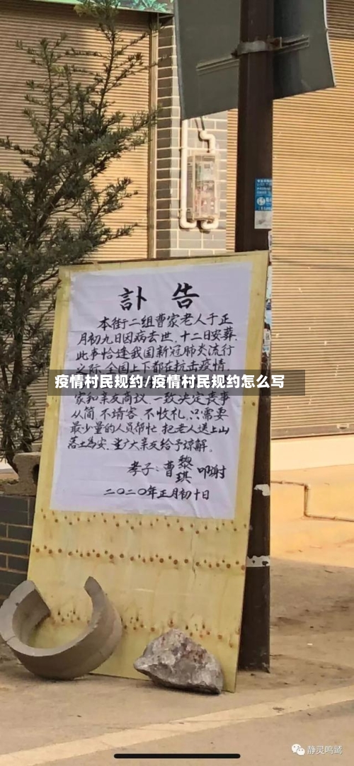 疫情村民规约/疫情村民规约怎么写-第1张图片