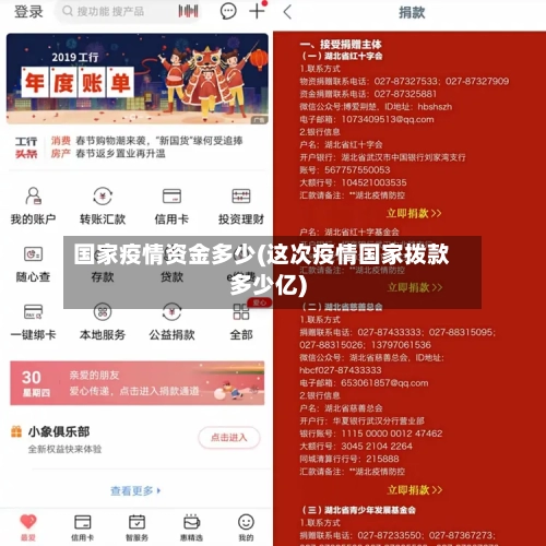 国家疫情资金多少(这次疫情国家拨款多少亿)-第3张图片